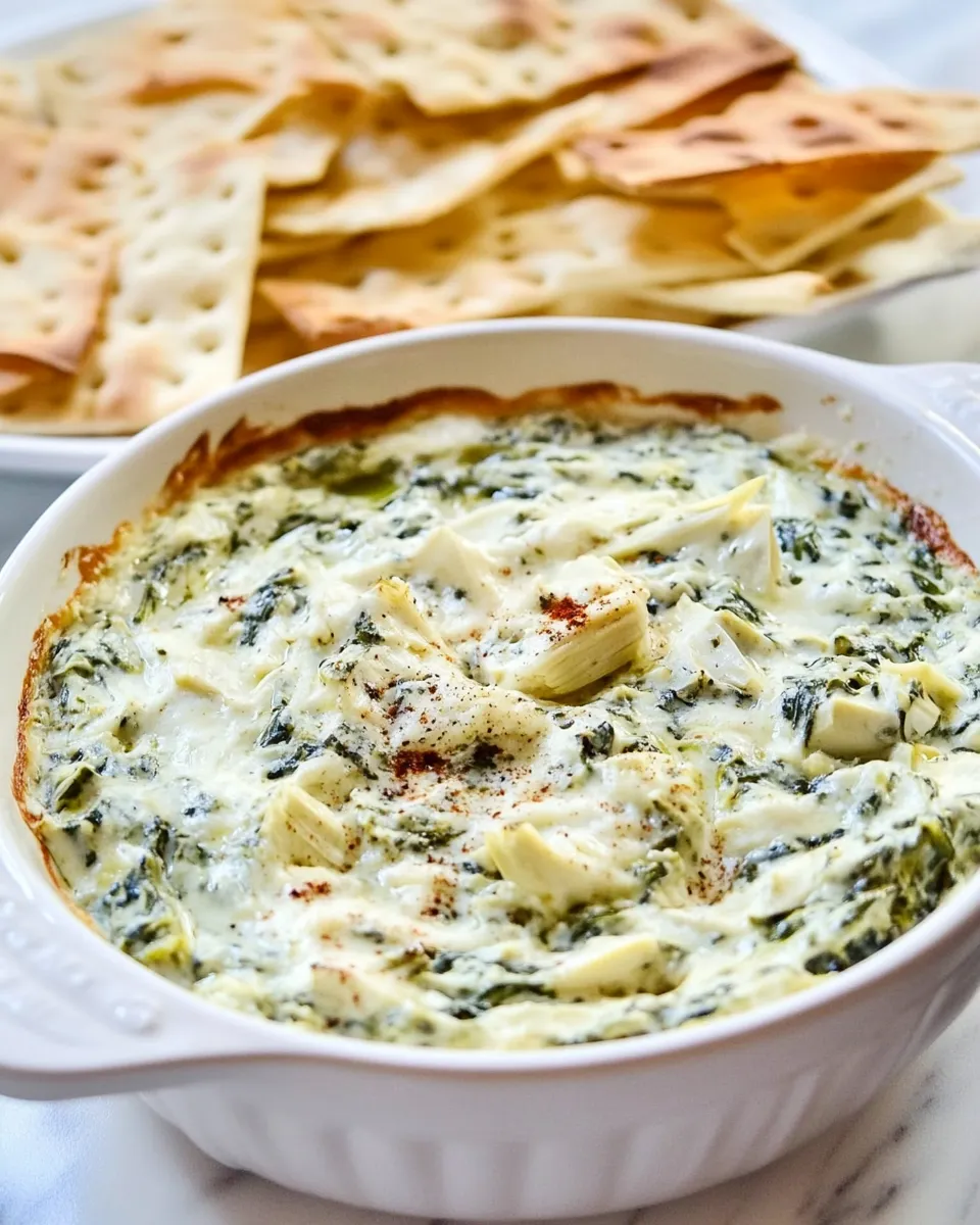 Easy Houstons Spinach Artichoke Dip: Restaurant Secret Revealed shot