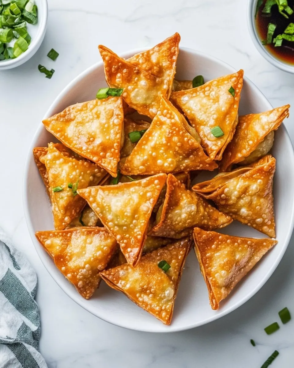 Easy How To Make Cream Cheese Wontons recipe photo