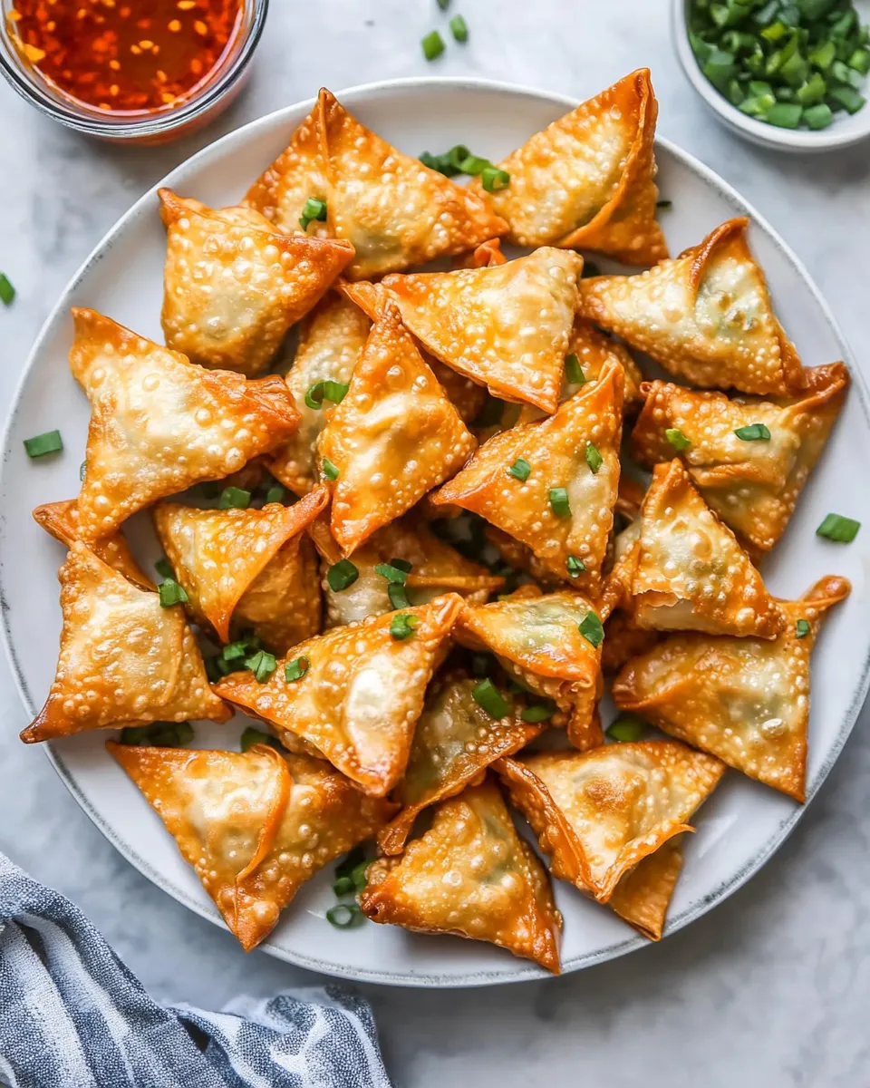 Delicious How To Make Cream Cheese Wontons shot