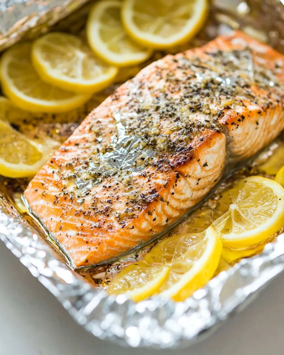 Easy How to Bake Salmon in Foil photo