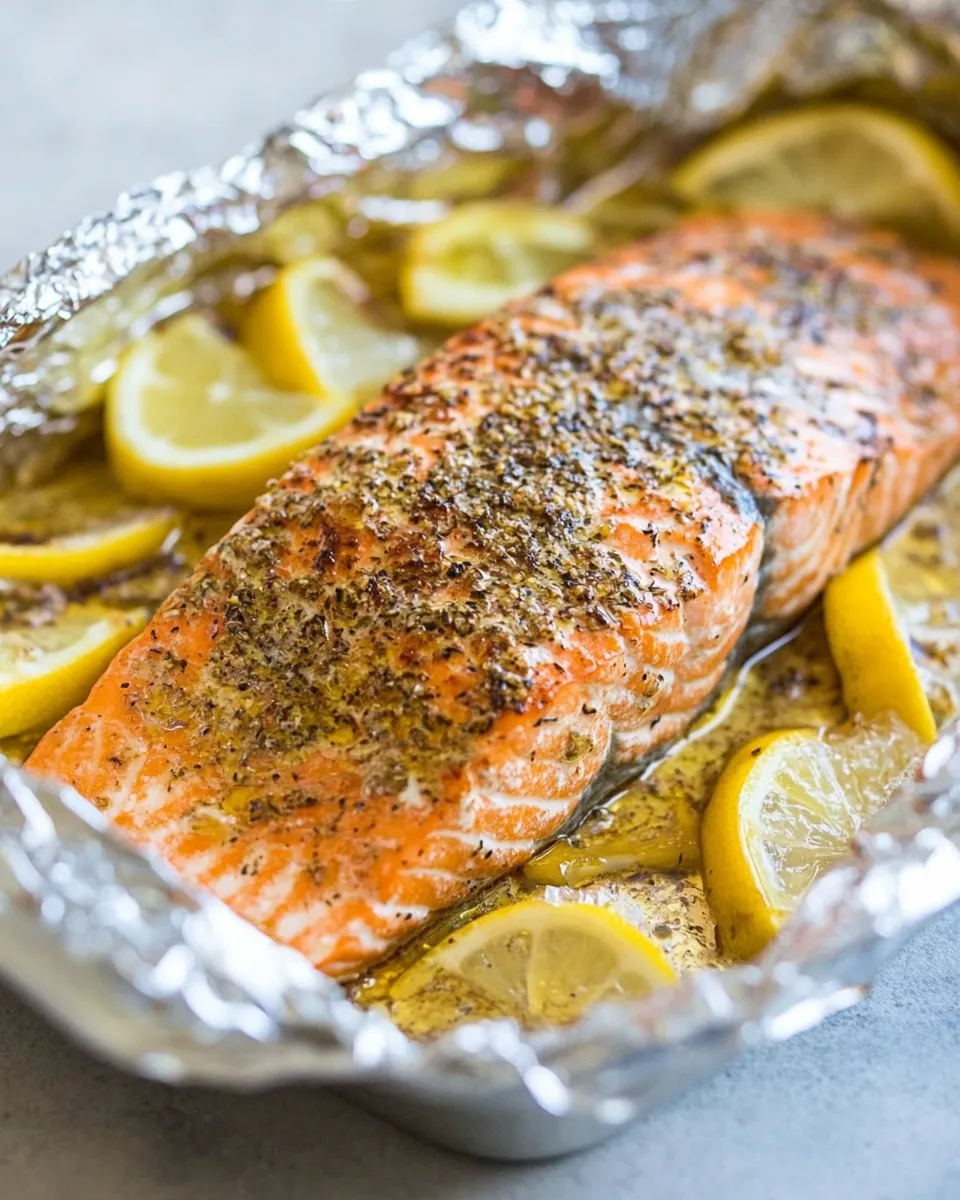Healthy How to Bake Salmon in Foil recipe photo