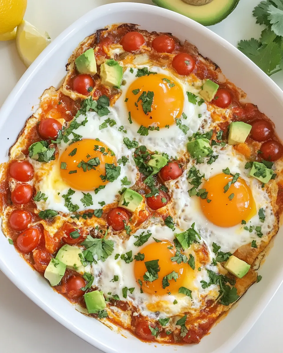 Delicious Huevos Shakshukos shot