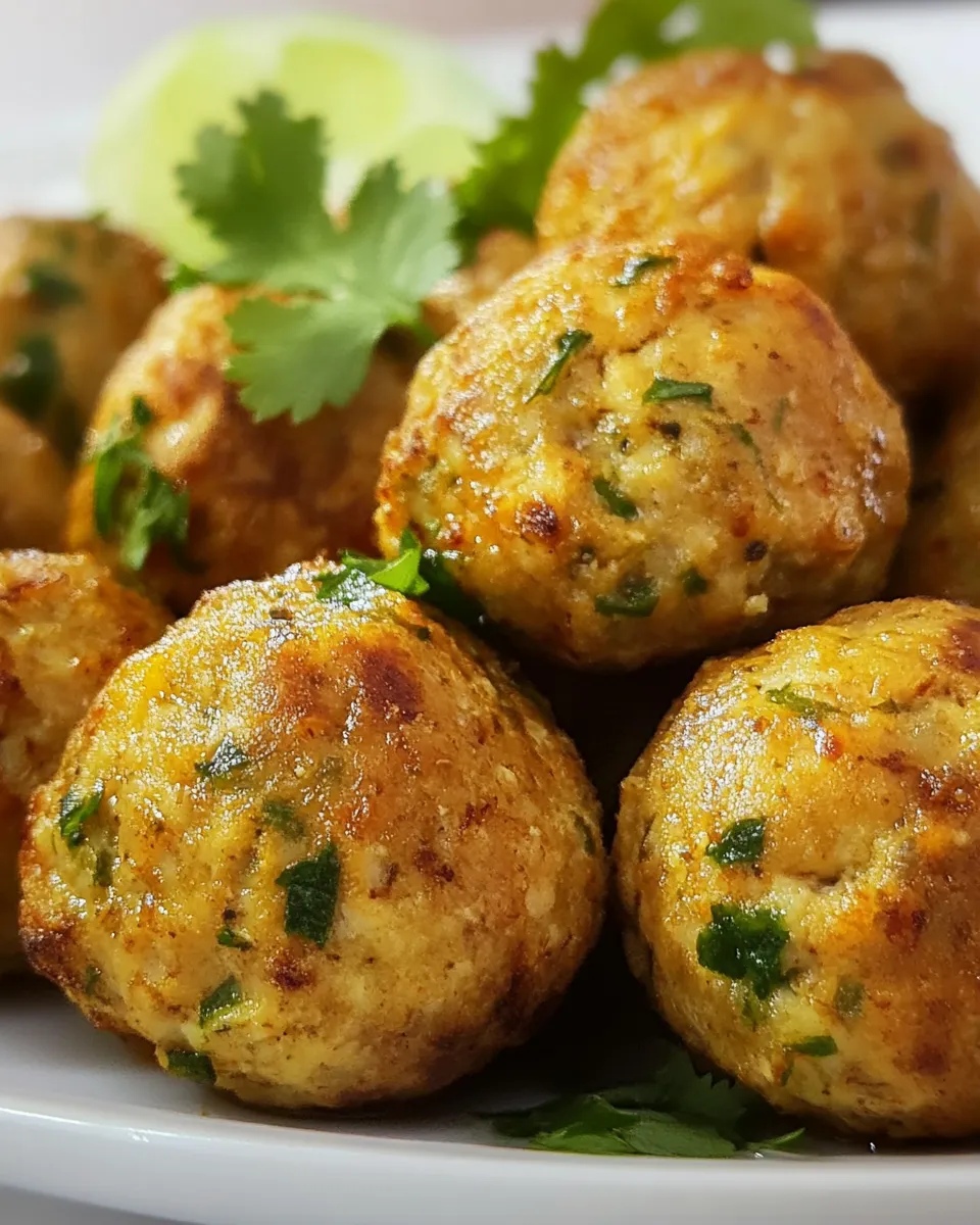 Delicious Indian Chicken Meatballs shot