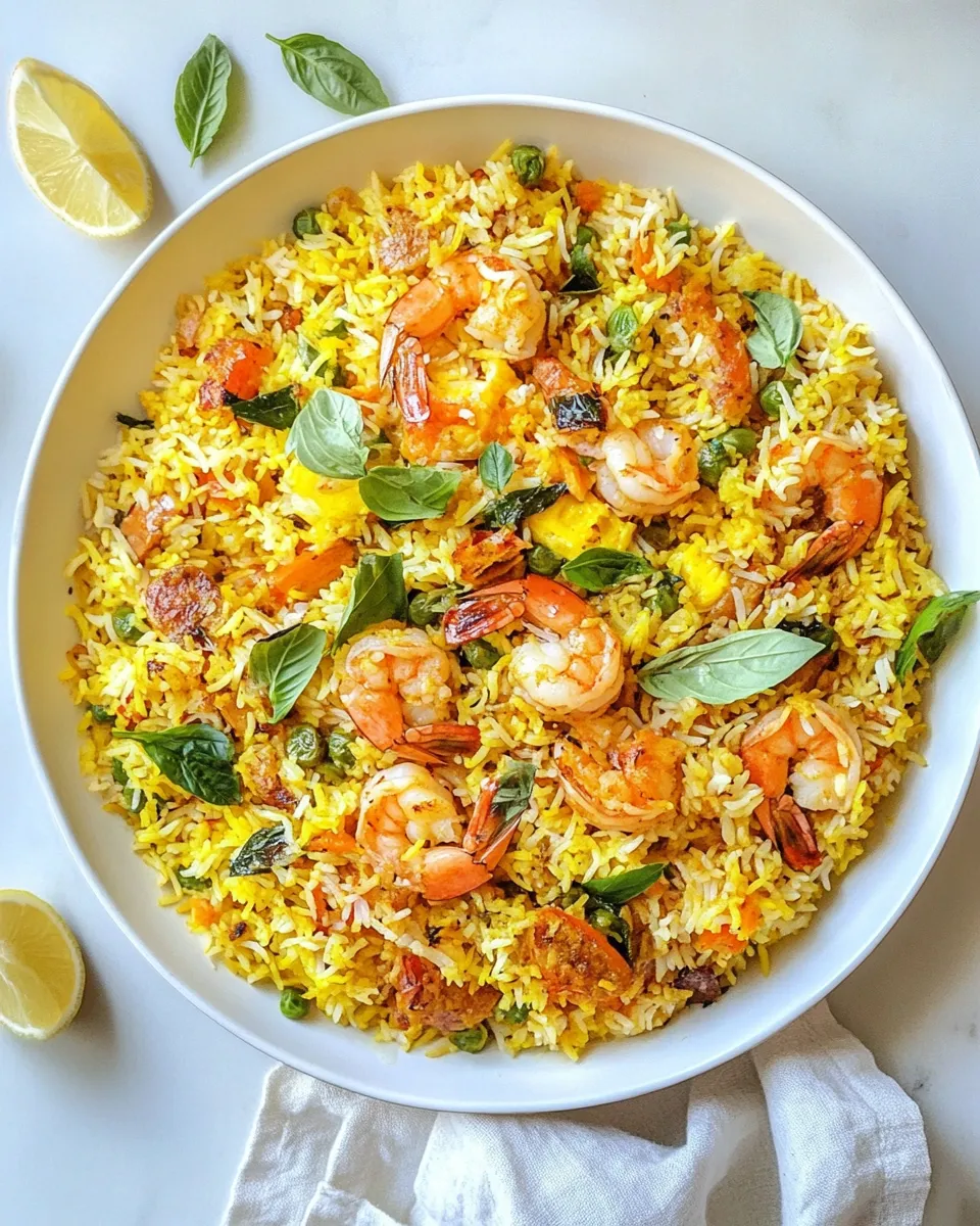 Classic Indian Shrimp Biryani image