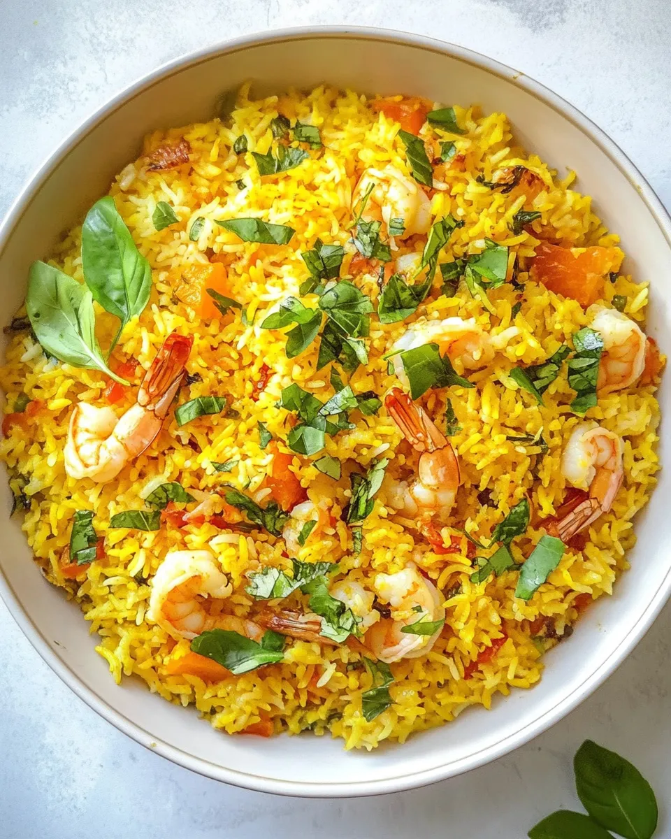 Easy Indian Shrimp Biryani recipe photo
