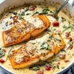 Homemade Insanely Good Creamy Tuscan Garlic Salmon photo
