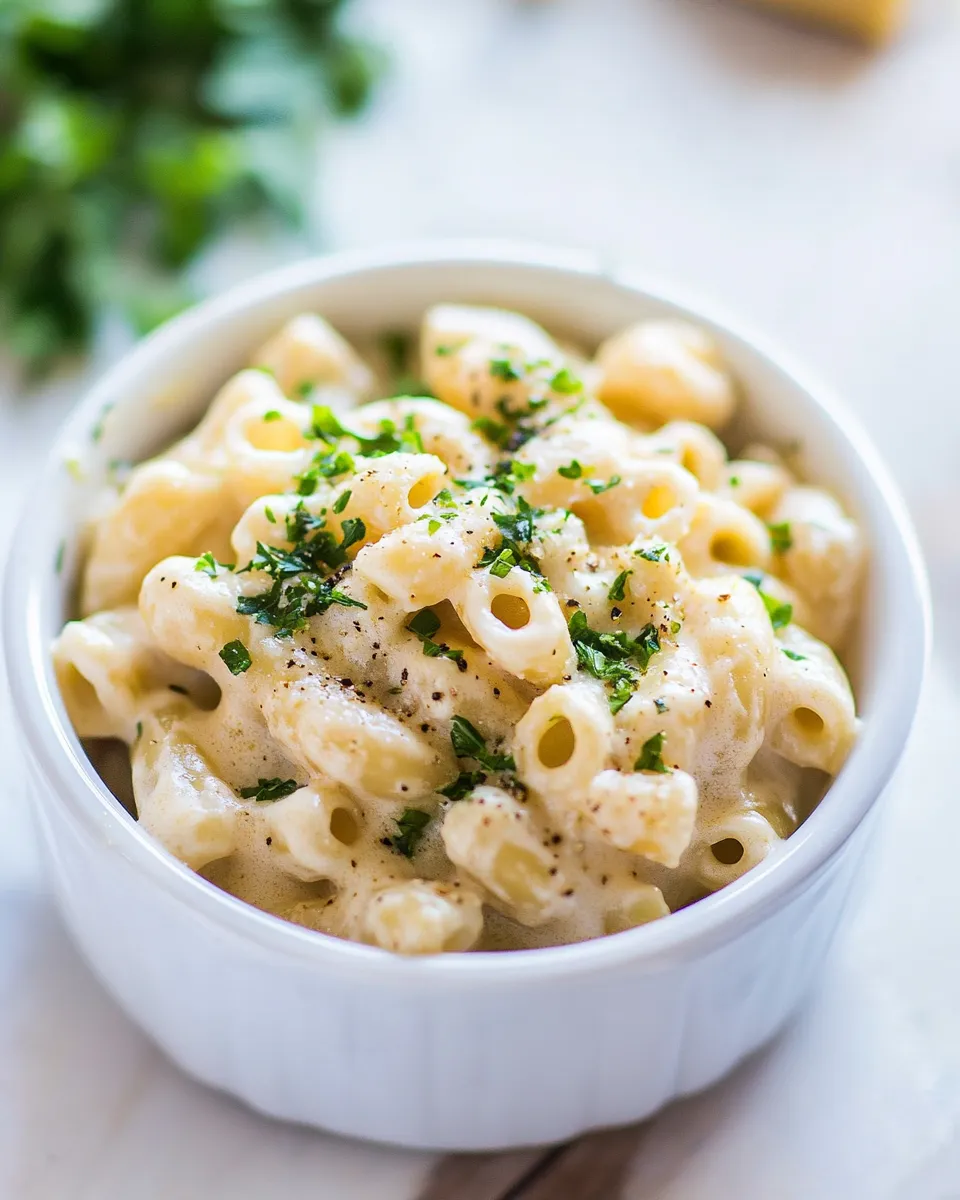 Quick Instant Pot Cauliflower Mac and Cheese shot