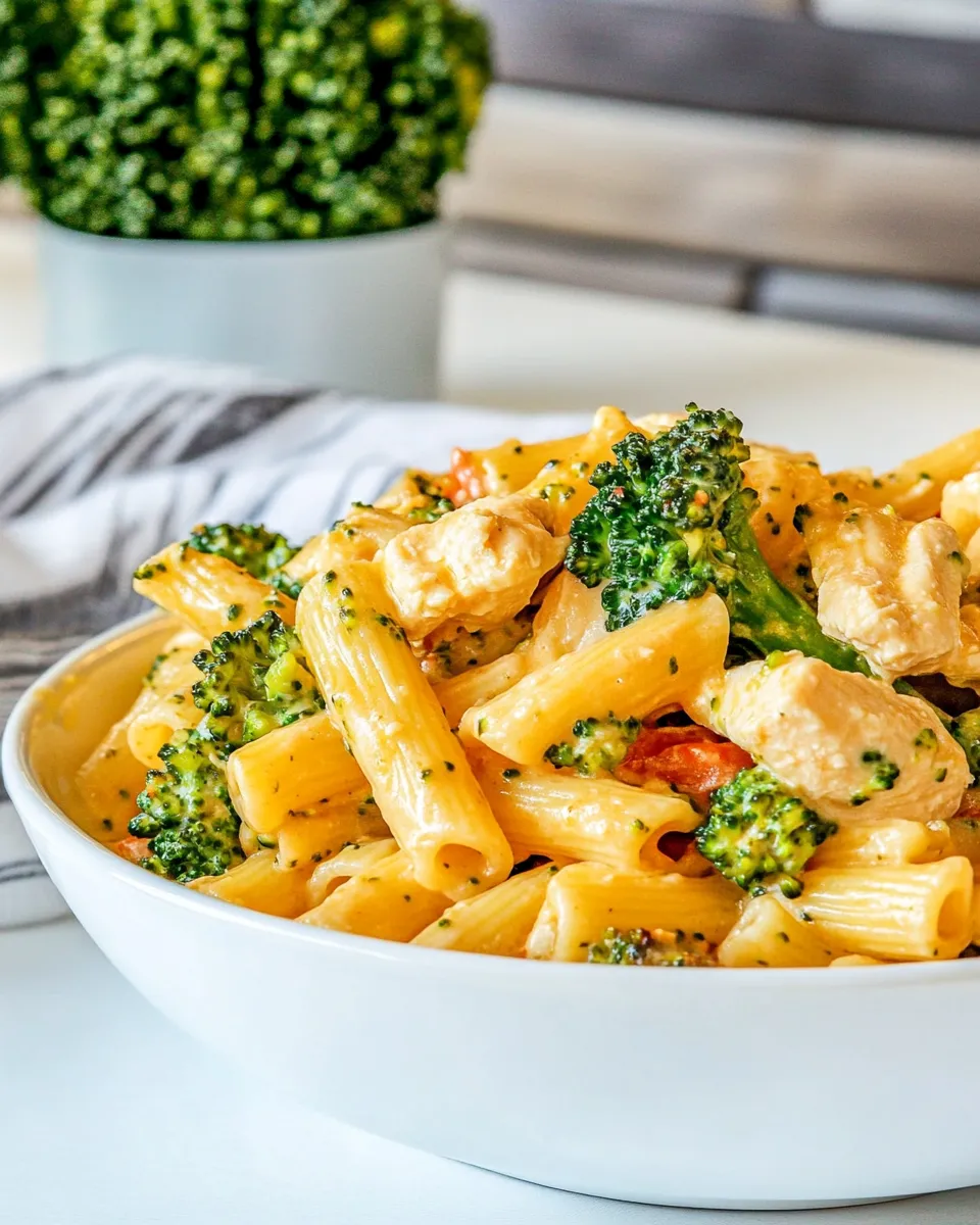 Easy Instant Pot Chicken Broccoli Pasta photo