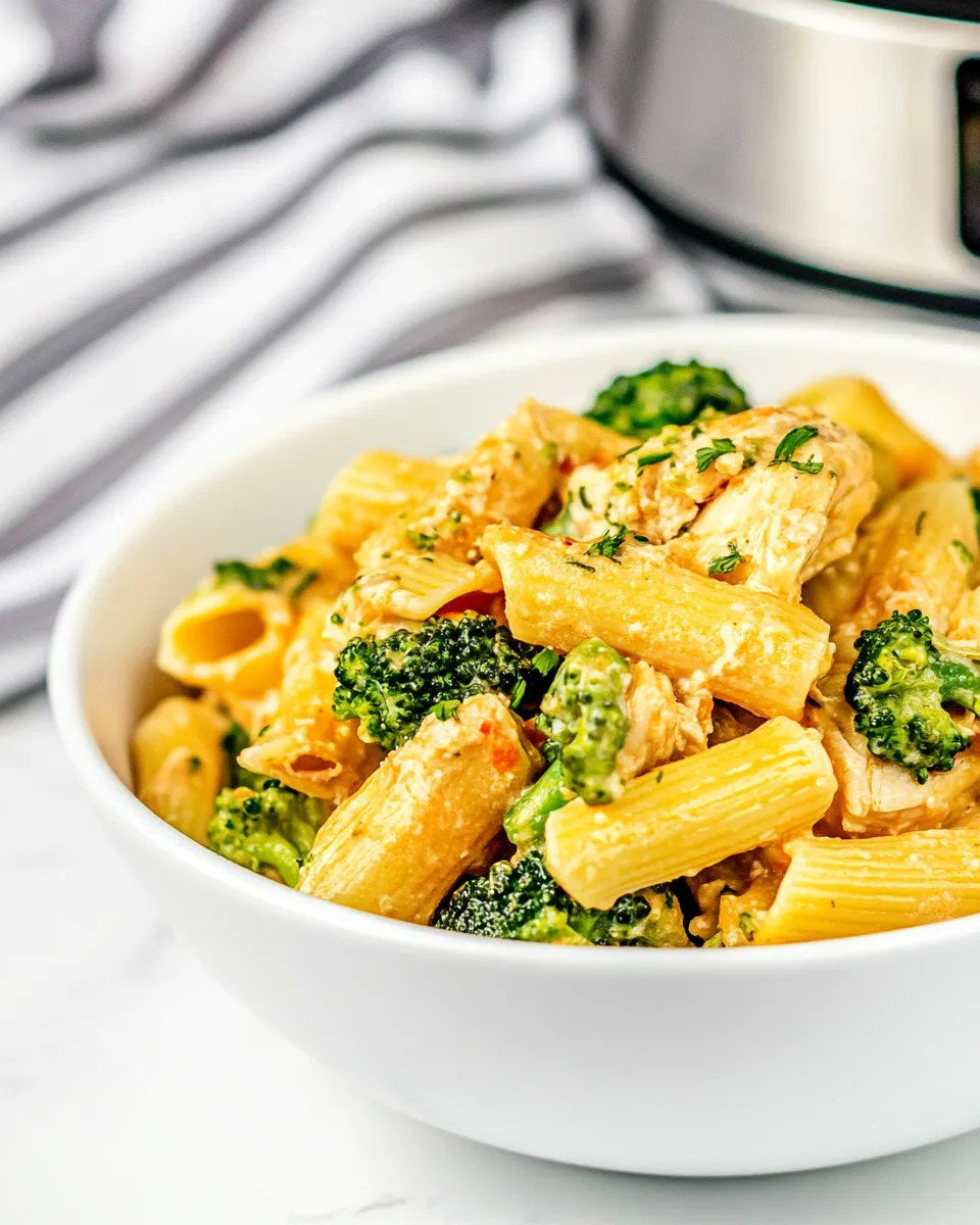 Delicious Instant Pot Chicken Broccoli Pasta image