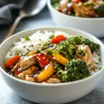 Easy Instant Pot Chicken Teriyaki Bowls photo