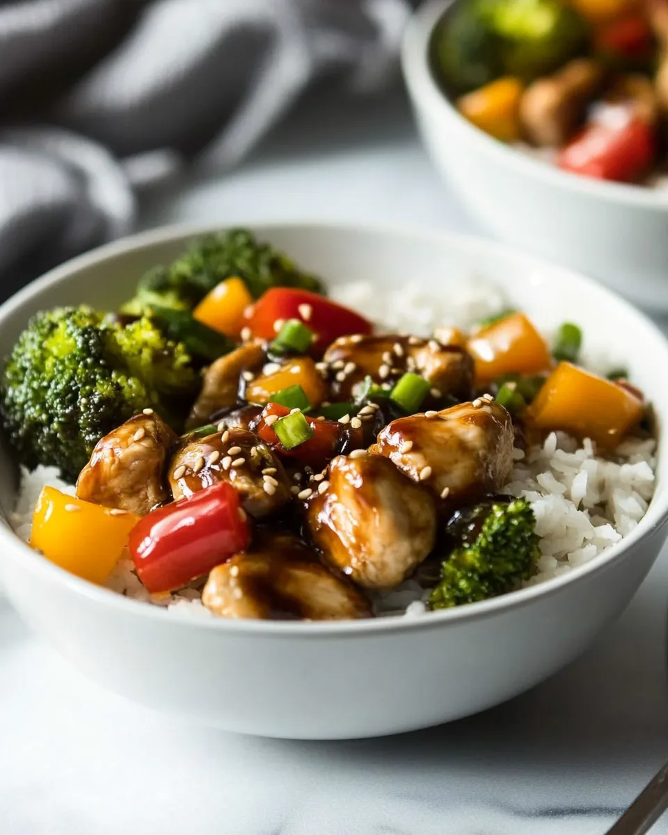 Delicious Instant Pot Chicken Teriyaki Bowls image