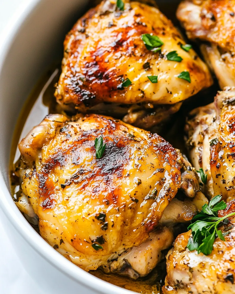 Quick Instant Pot Chicken Thighs shot
