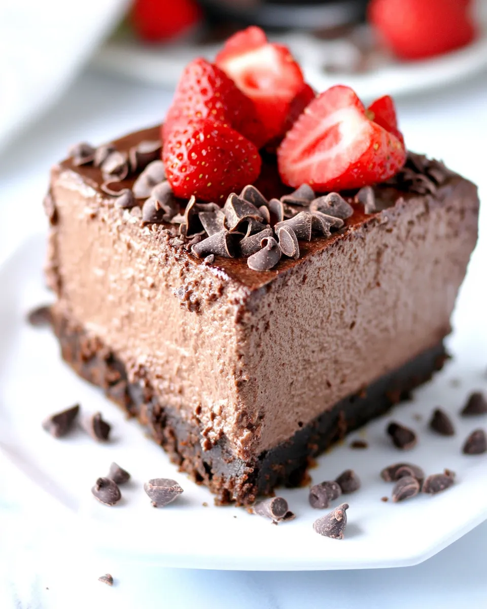 Easy Instant Pot Chocolate Cheesecake photo