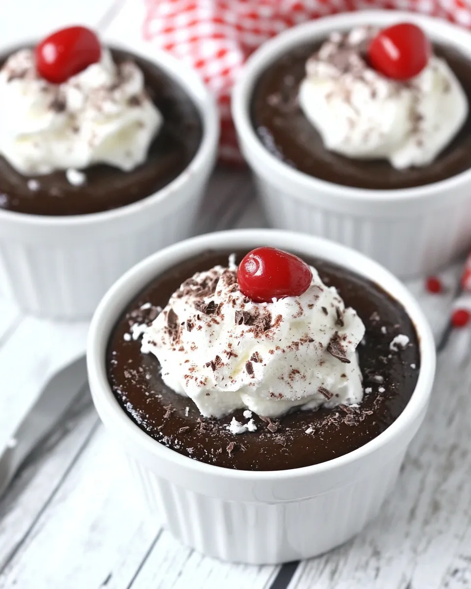 Classic Instant Pot Chocolate Pots De Crme recipe photo