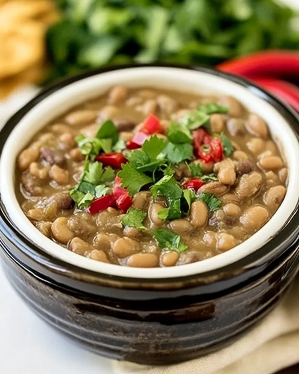 Healthy Instant Pot Copycat Rubios Pinto Beans recipe photo