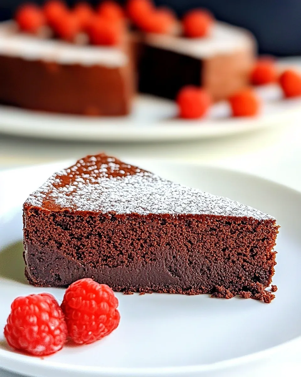 Easy Instant Pot Flourless Chocolate Cake photo