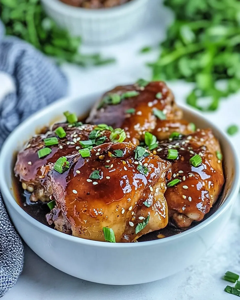 Easy Instant Pot Honey Garlic Chicken Thighs photo
