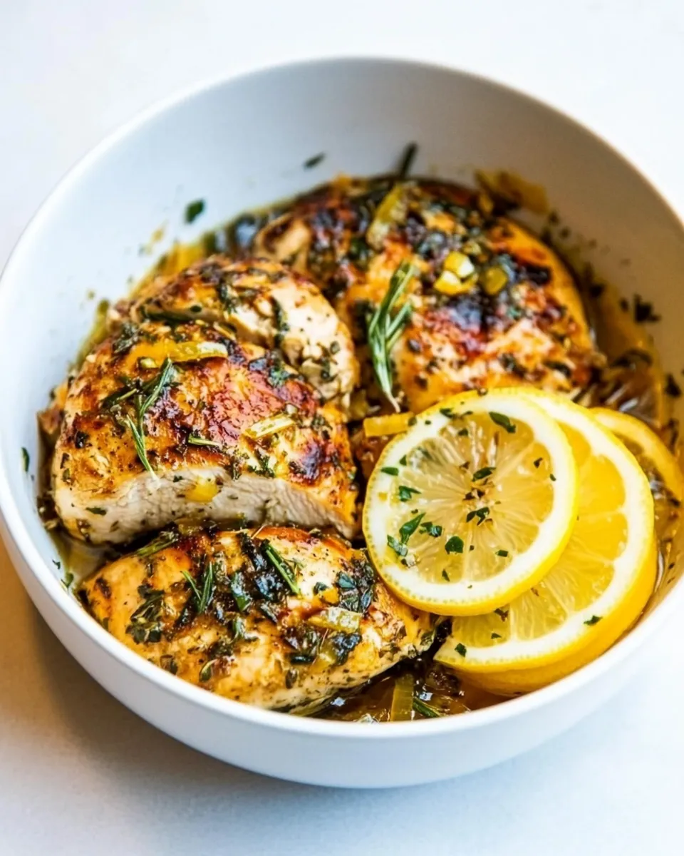Delicious Instant Pot Lemon Garlic Chicken image
