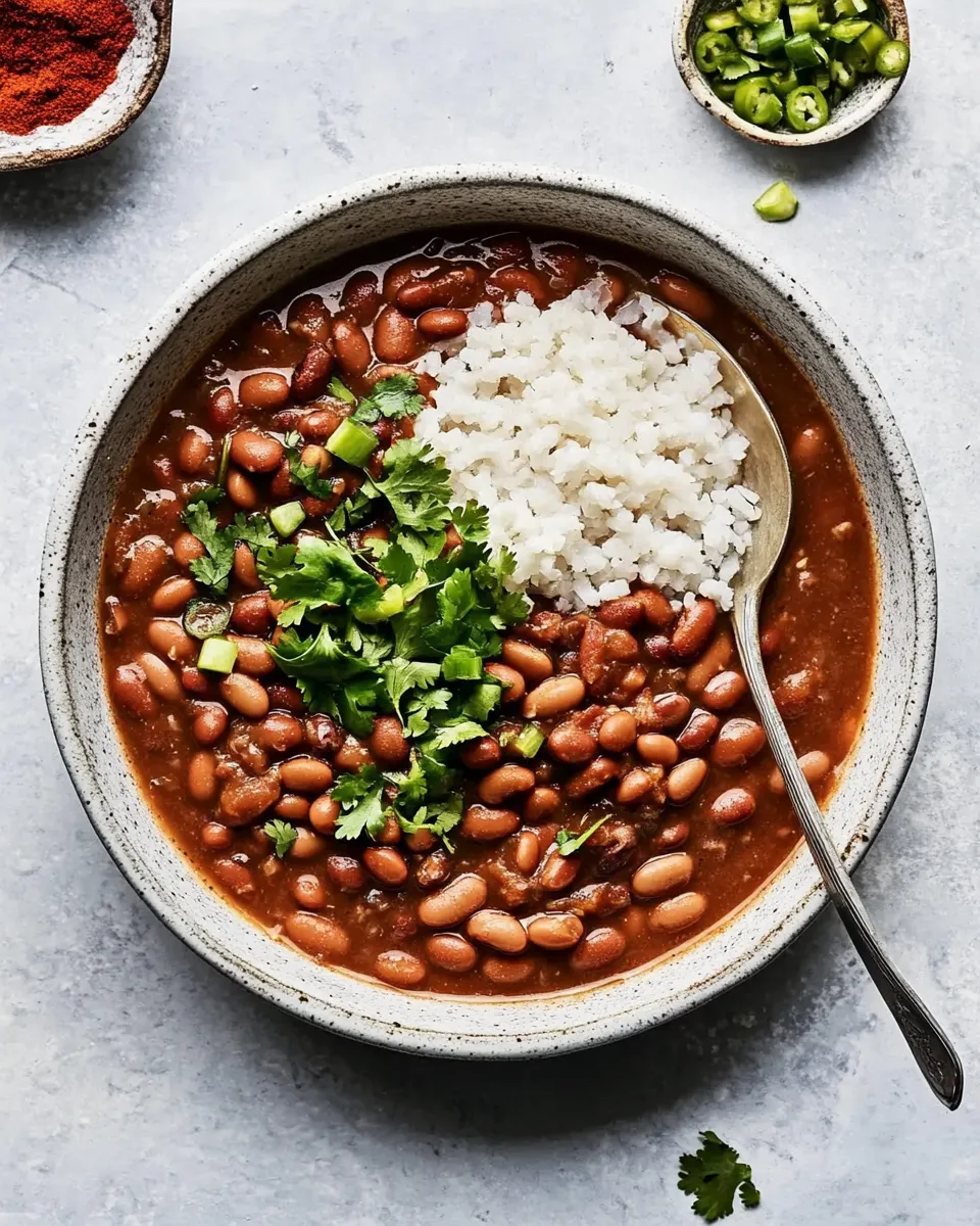 Healthy Instant Pot Pinto Beans food shot