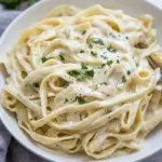 Easy Instant Pot Skinny Fettuccine Alfredo photo