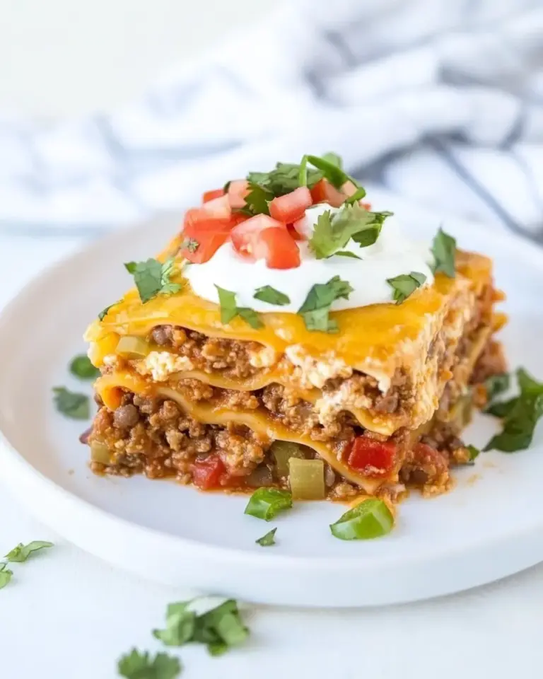 Homemade Instant Pot Taco Lasagna photo