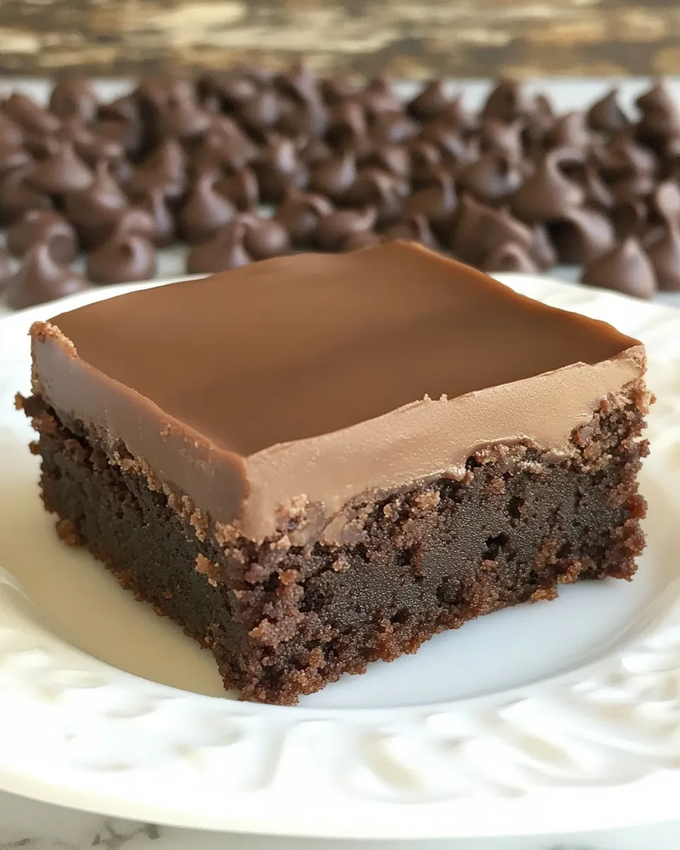 Delicious Irish Cream Brownies shot