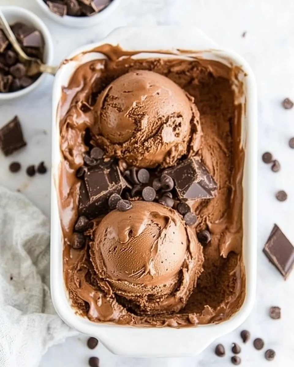 Delicious Italian Chocolate Gelato shot