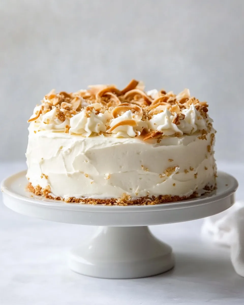 Delicious Italian Cream Cake shot