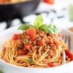 Easy Italian Style Ground Turkey Spaghetti photo