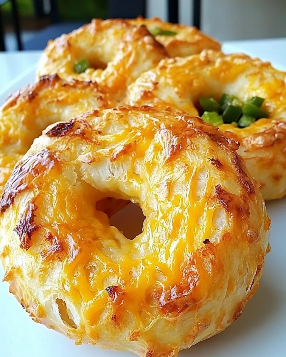 Homemade Jalapeno Cheddar Bagels photo