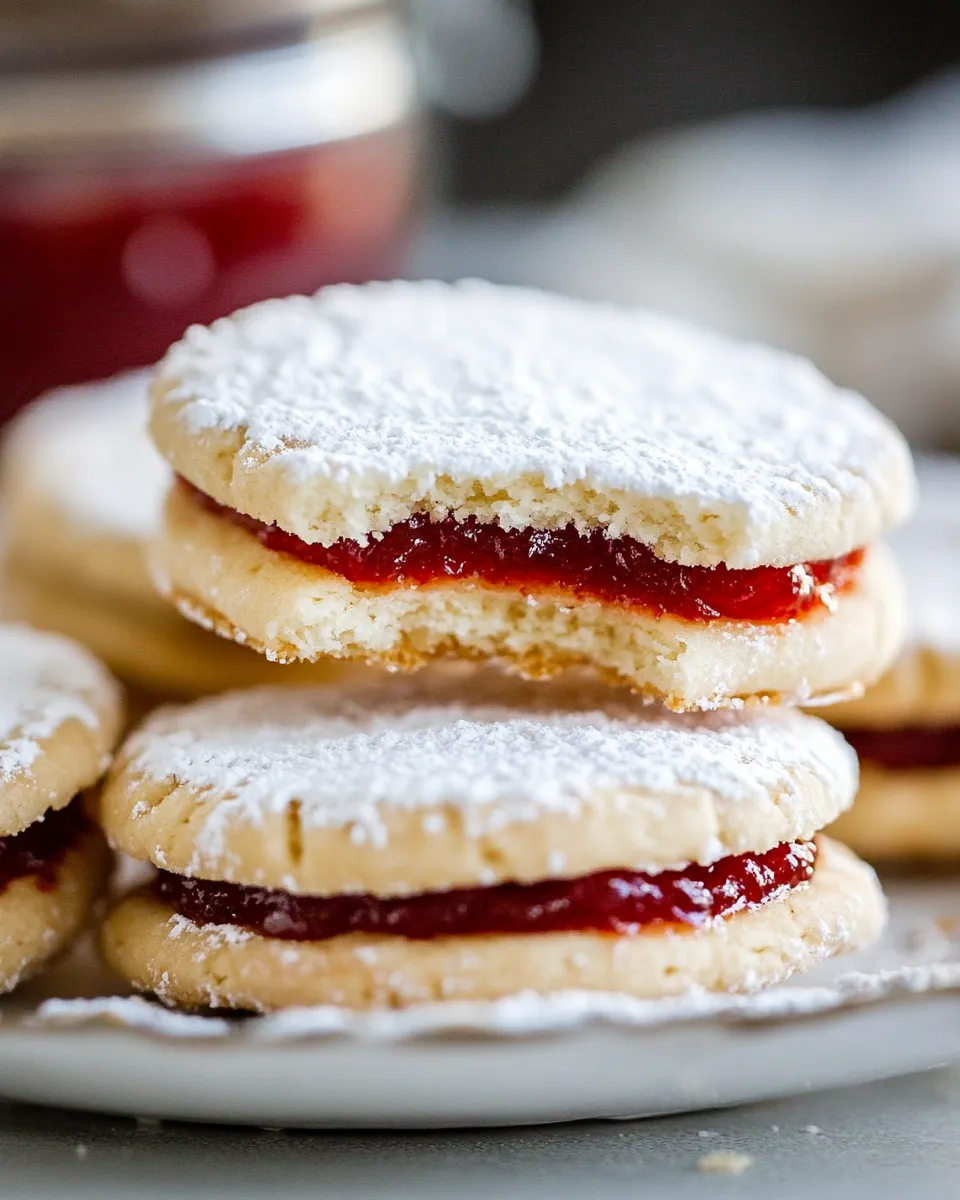 Classic Jam Filled Sandwich Cookies (Zirochki) image