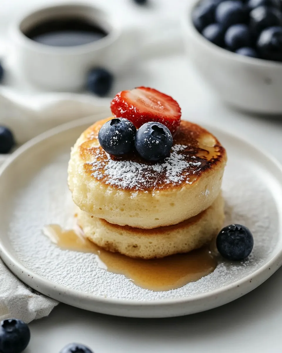 Easy Japanese Souffl Pancakes recipe photo