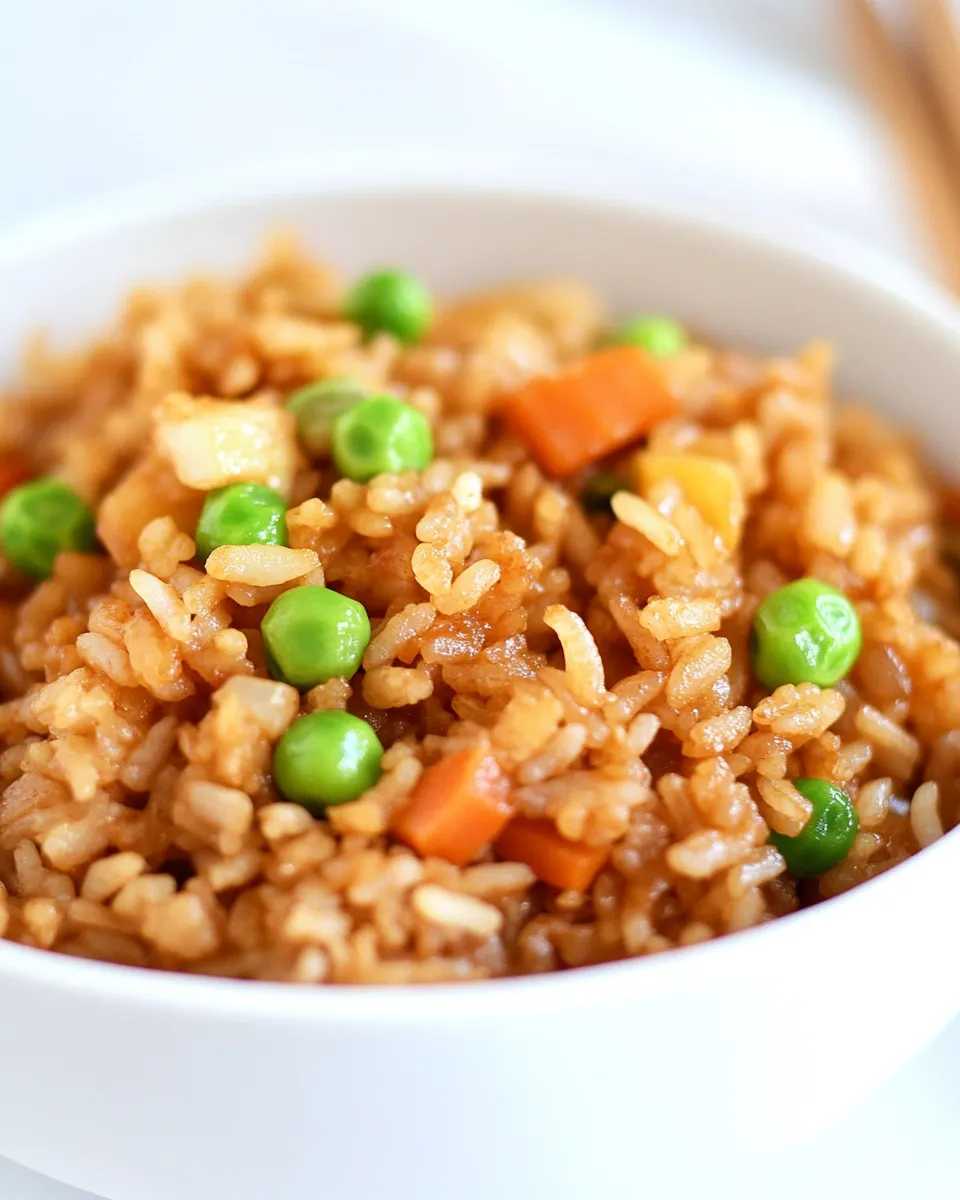 Delicious Jasmine Fried Rice shot