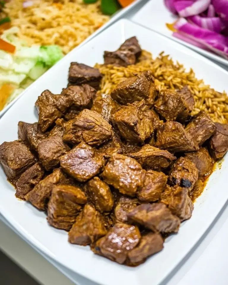 Homemade Jollof & Suya photo