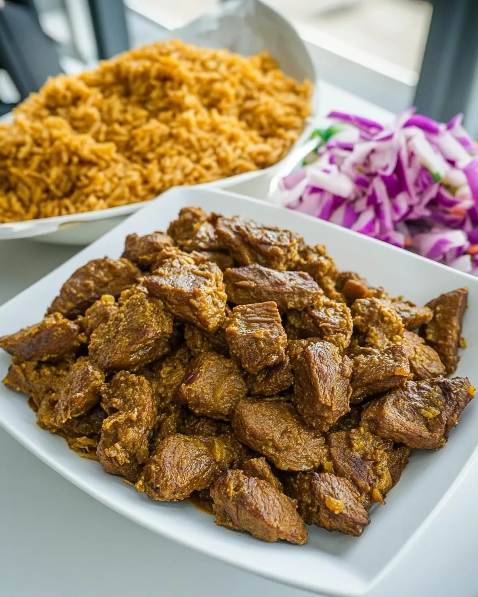 Easy Jollof & Suya recipe photo