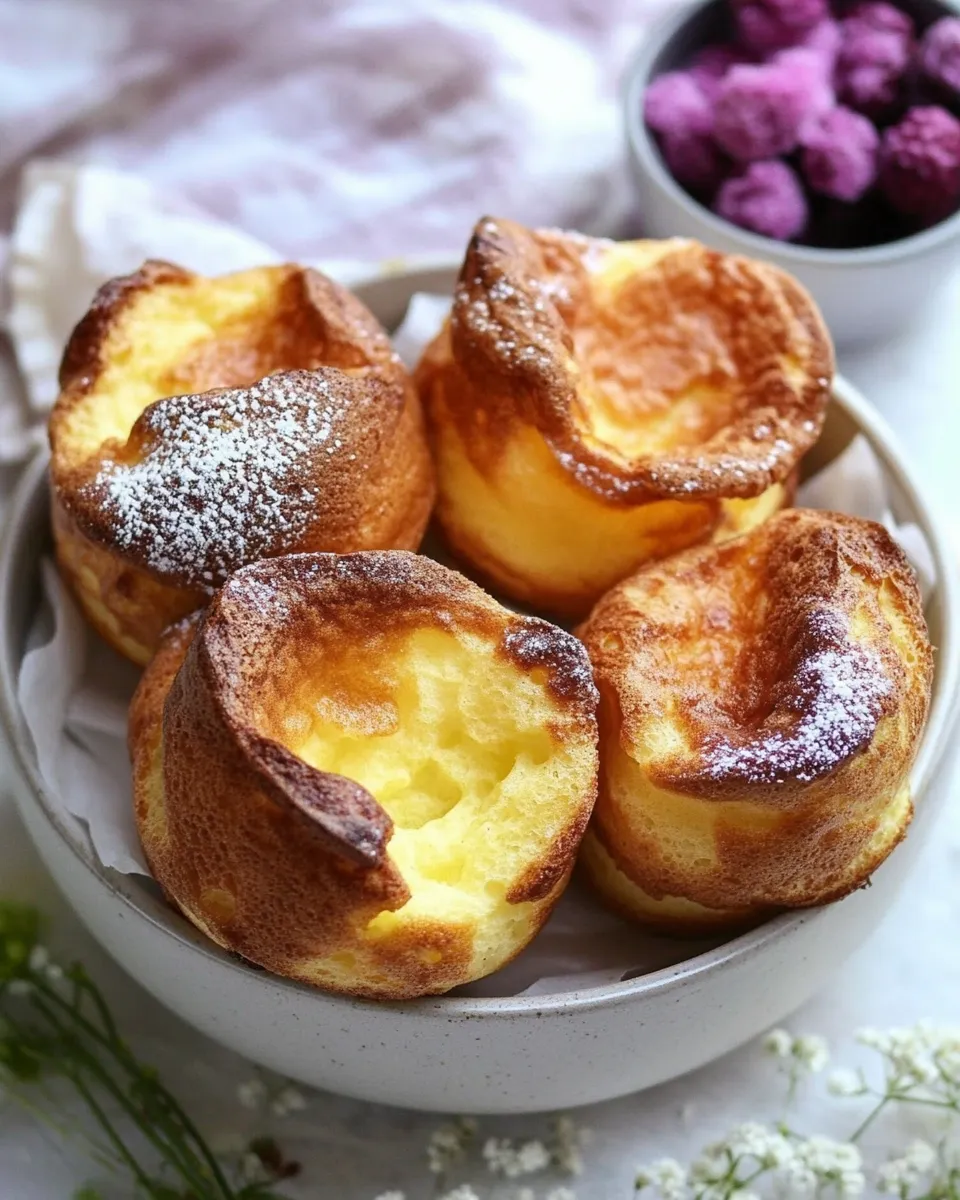 Easy Jordan Pond Popovers Recipe shot