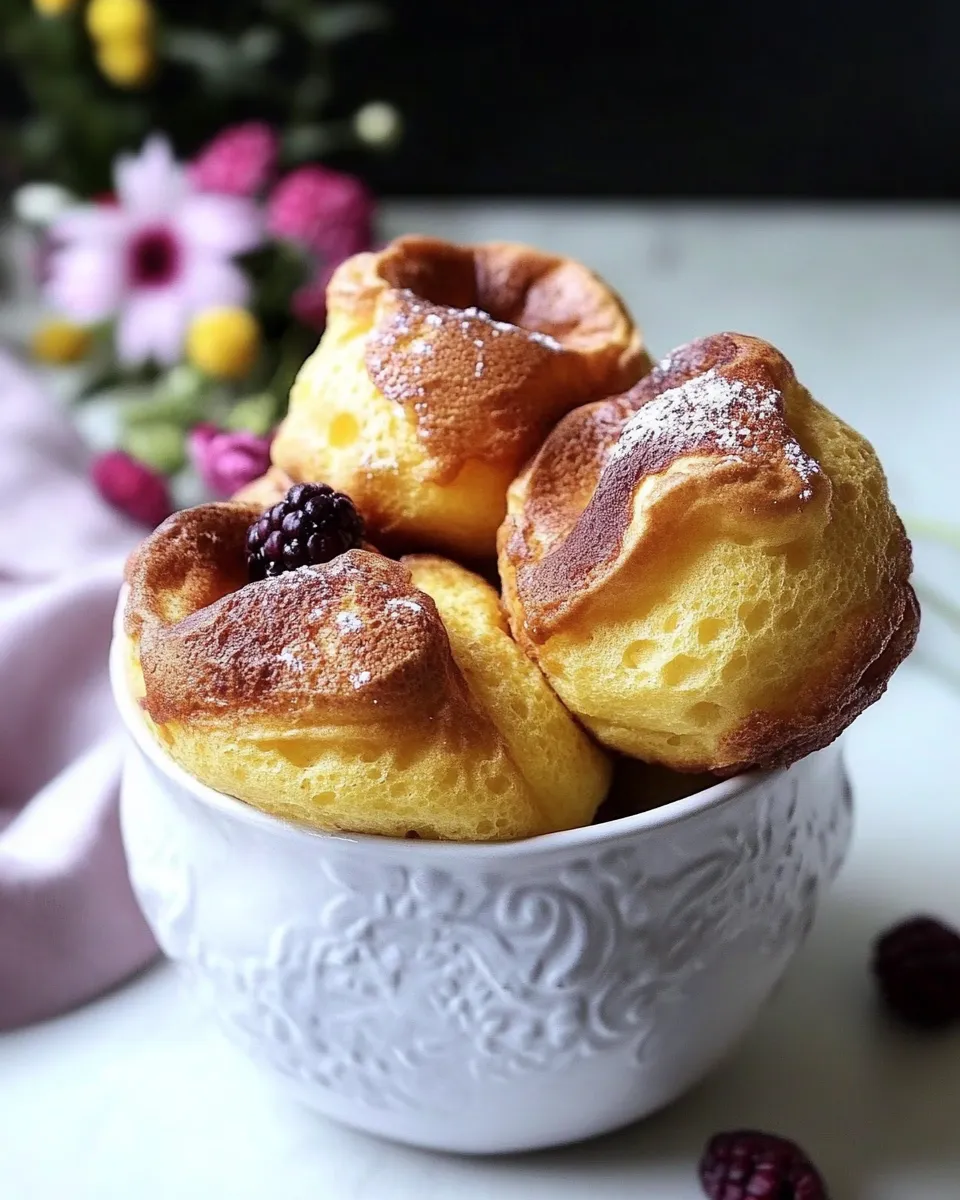Delicious Jordan Pond Popovers Recipe dish photo
