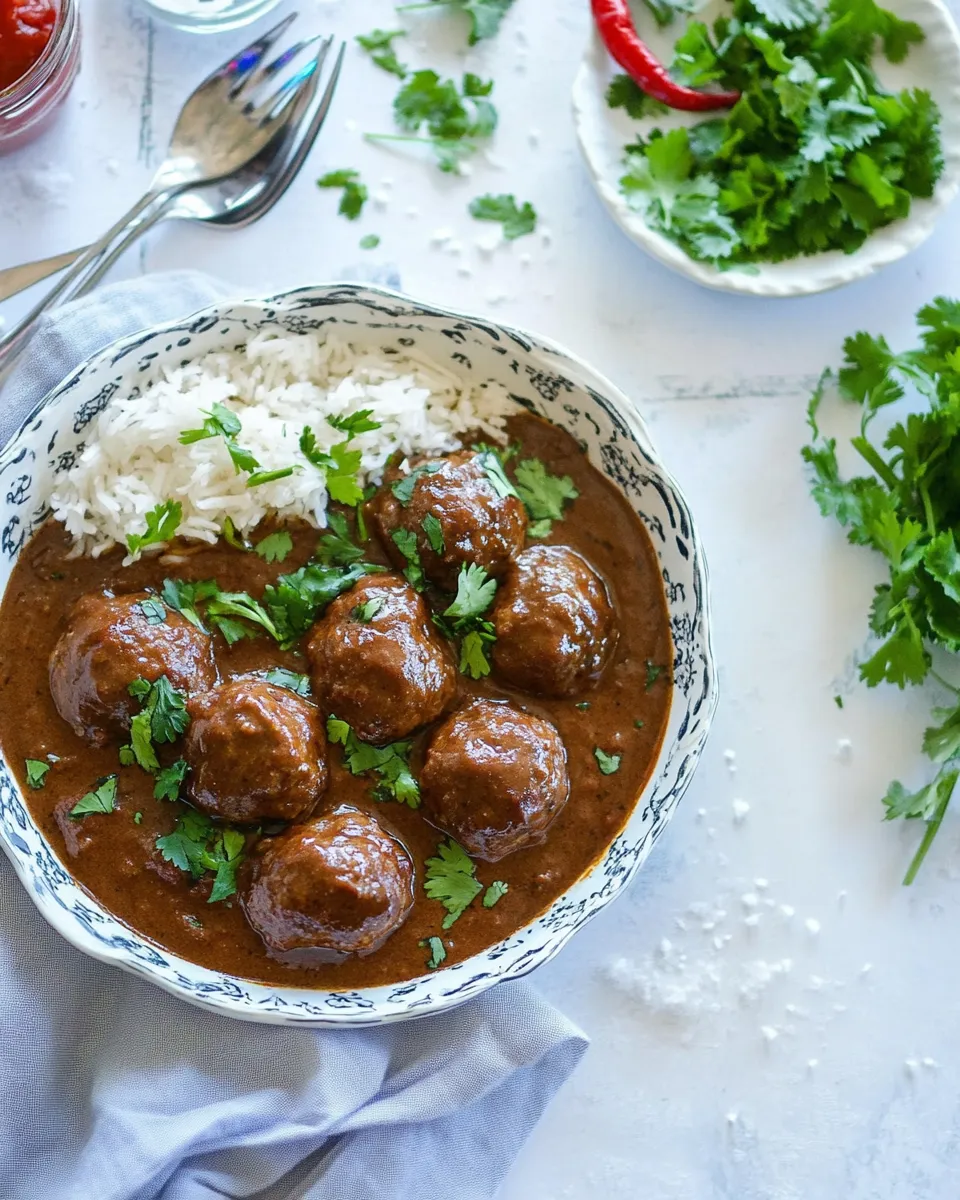 Easy Juicy Spicy Turkish Meatballs recipe photo