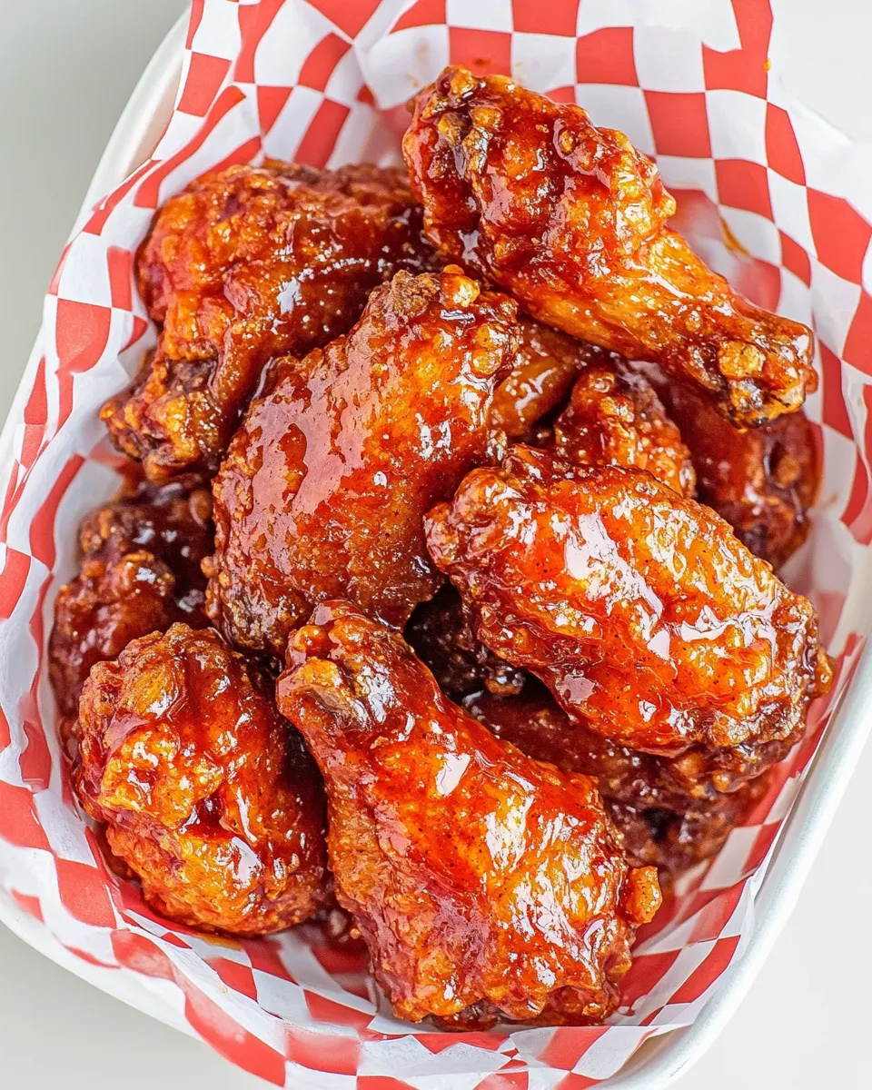 Easy KFC Honey BBQ Wings (Copycat Recipe) recipe photo
