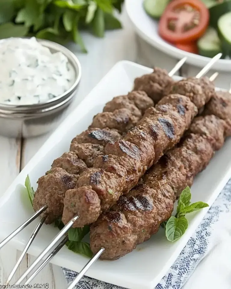 Homemade Kabob Koobideh (Persian Ground Beef Kabobs) photo