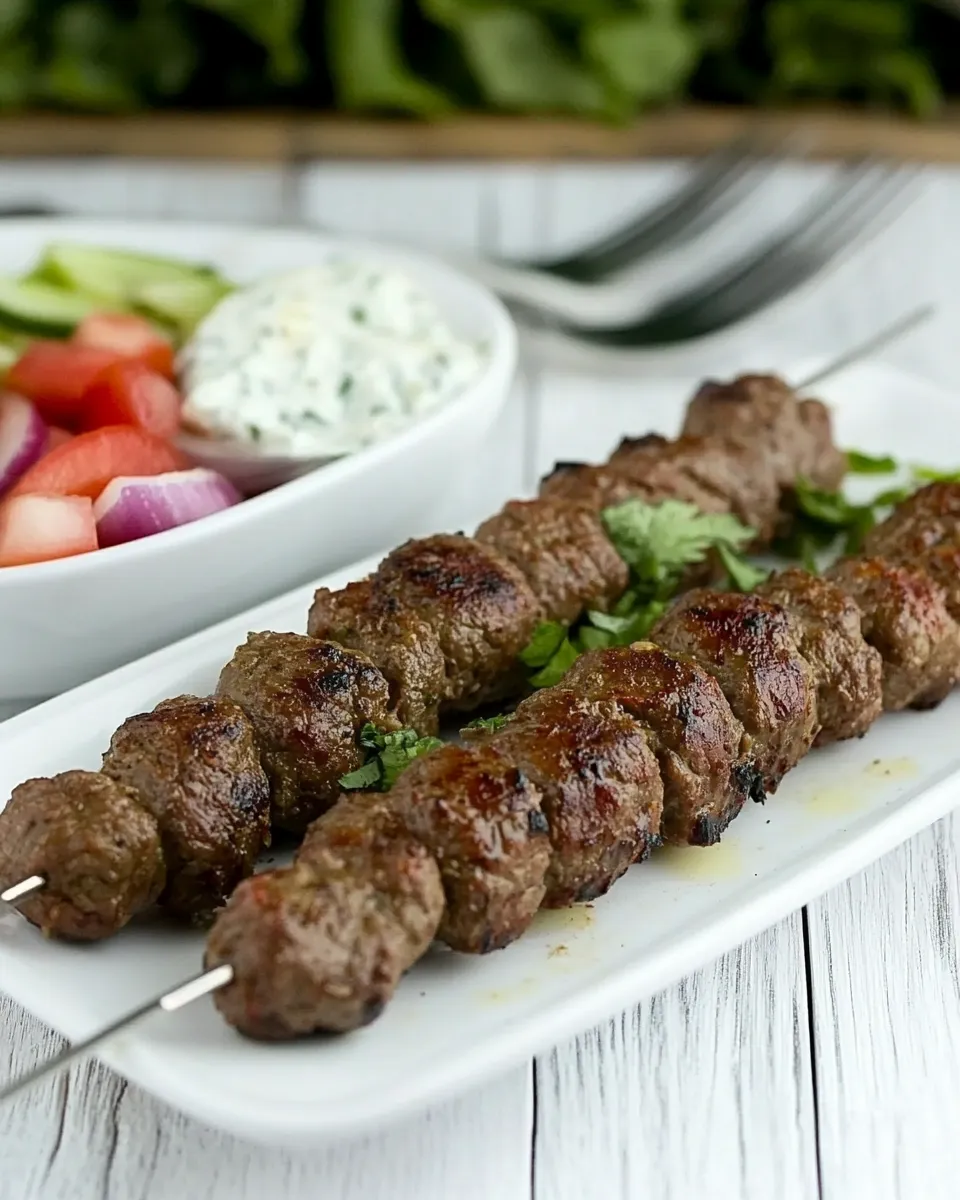Easy Kabob Koobideh (Persian Ground Beef Kabobs) recipe photo