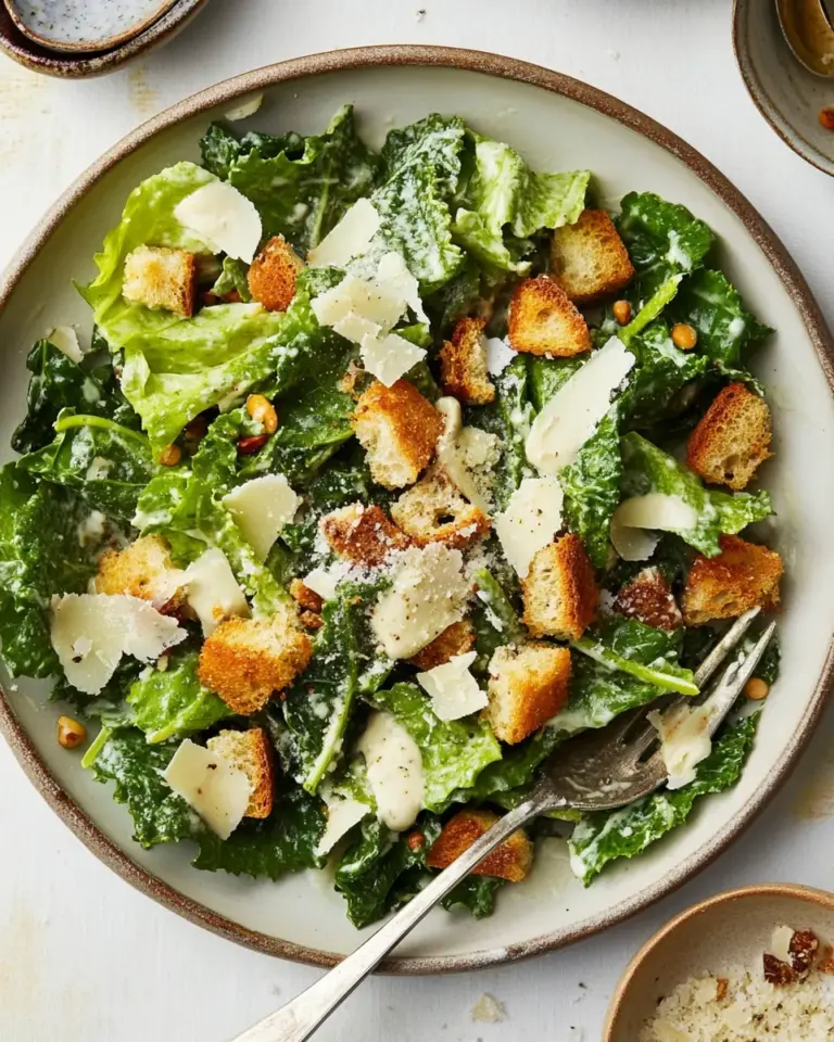 Homemade Kale Caesar Salad photo