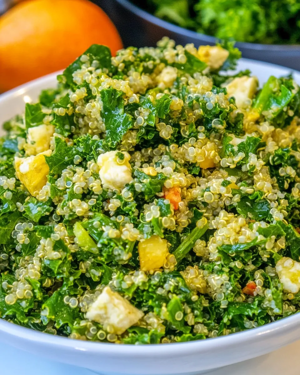 Classic Kale Salad with Quinoa image