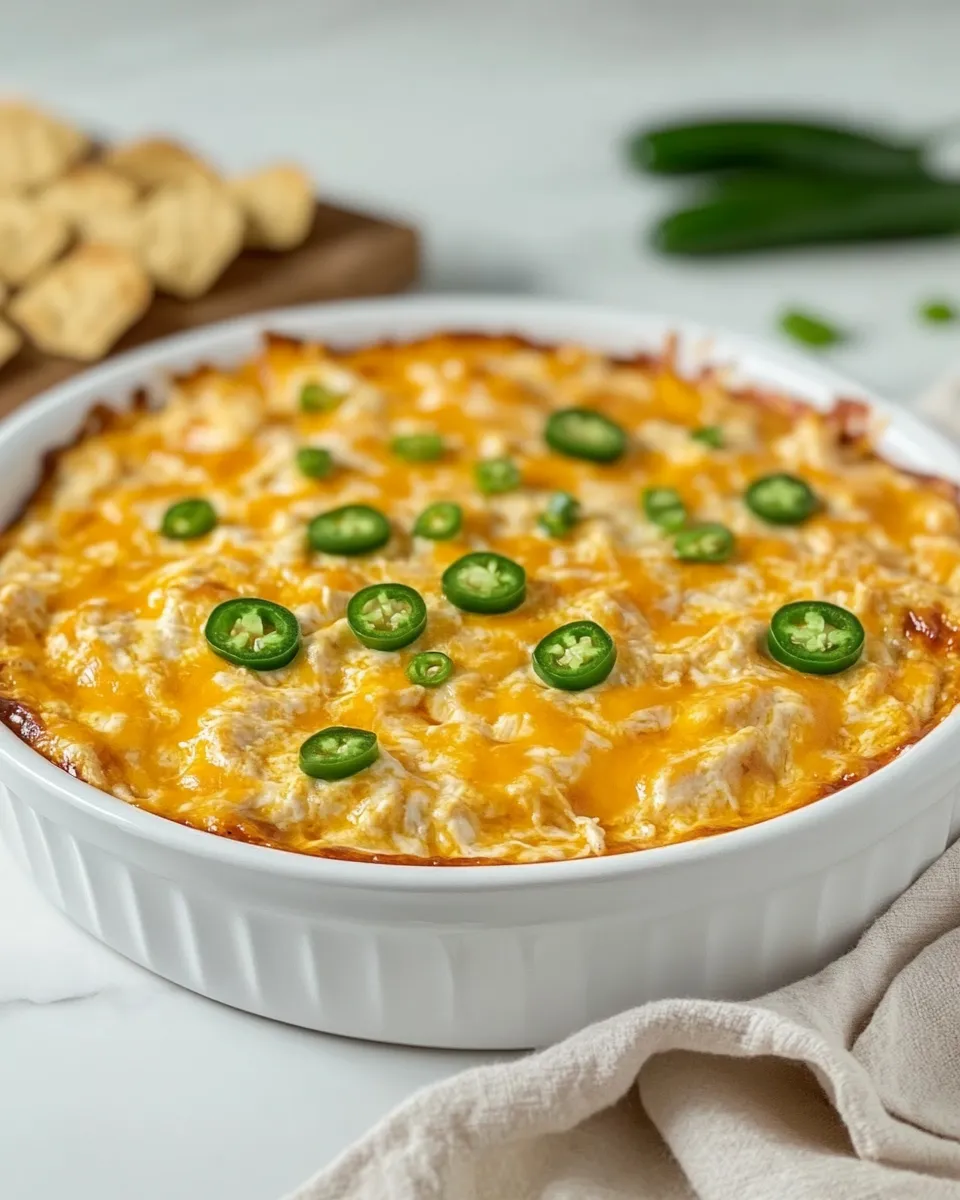 Delicious Keto-Friendly Jalapeo Buffalo Chicken Dip image