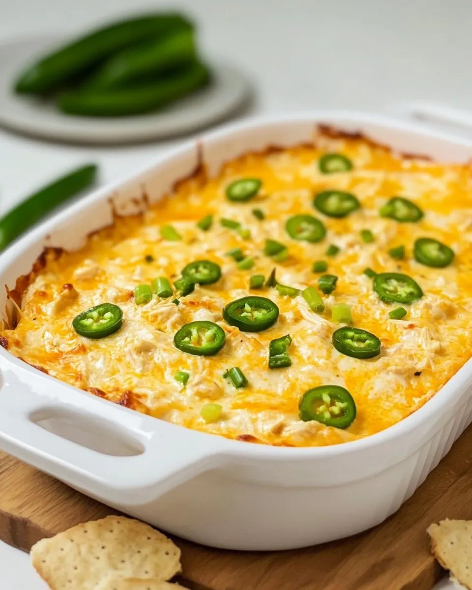 Easy Keto-Friendly Jalapeo Buffalo Chicken Dip recipe photo