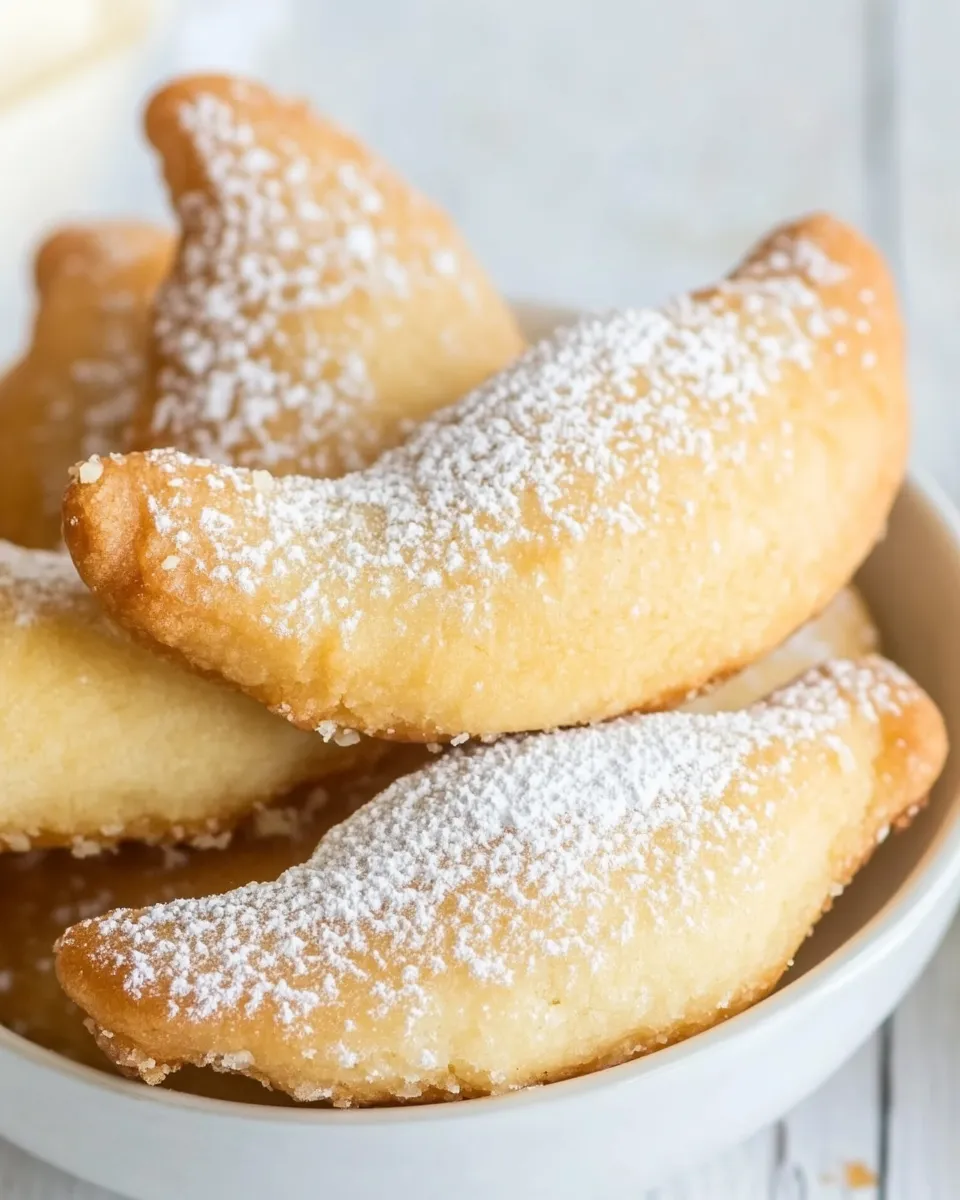 Classic Keto Almond Crescent Cookies (Vanillekipferl) image