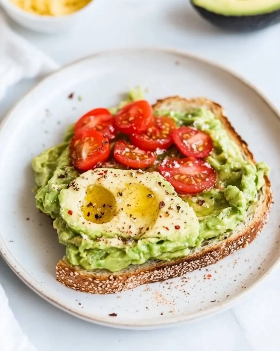 Delicious Keto Avocado Toast shot