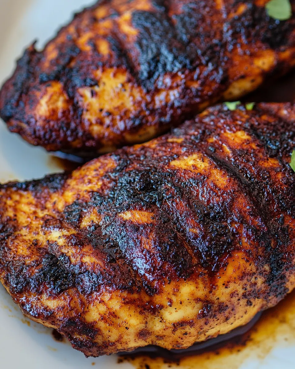 Delicious Keto Blackened Chicken shot