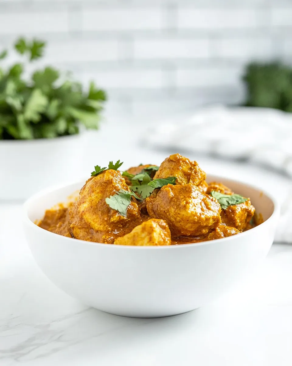 Easy Keto Butter Chicken In An Instant Pot food shot