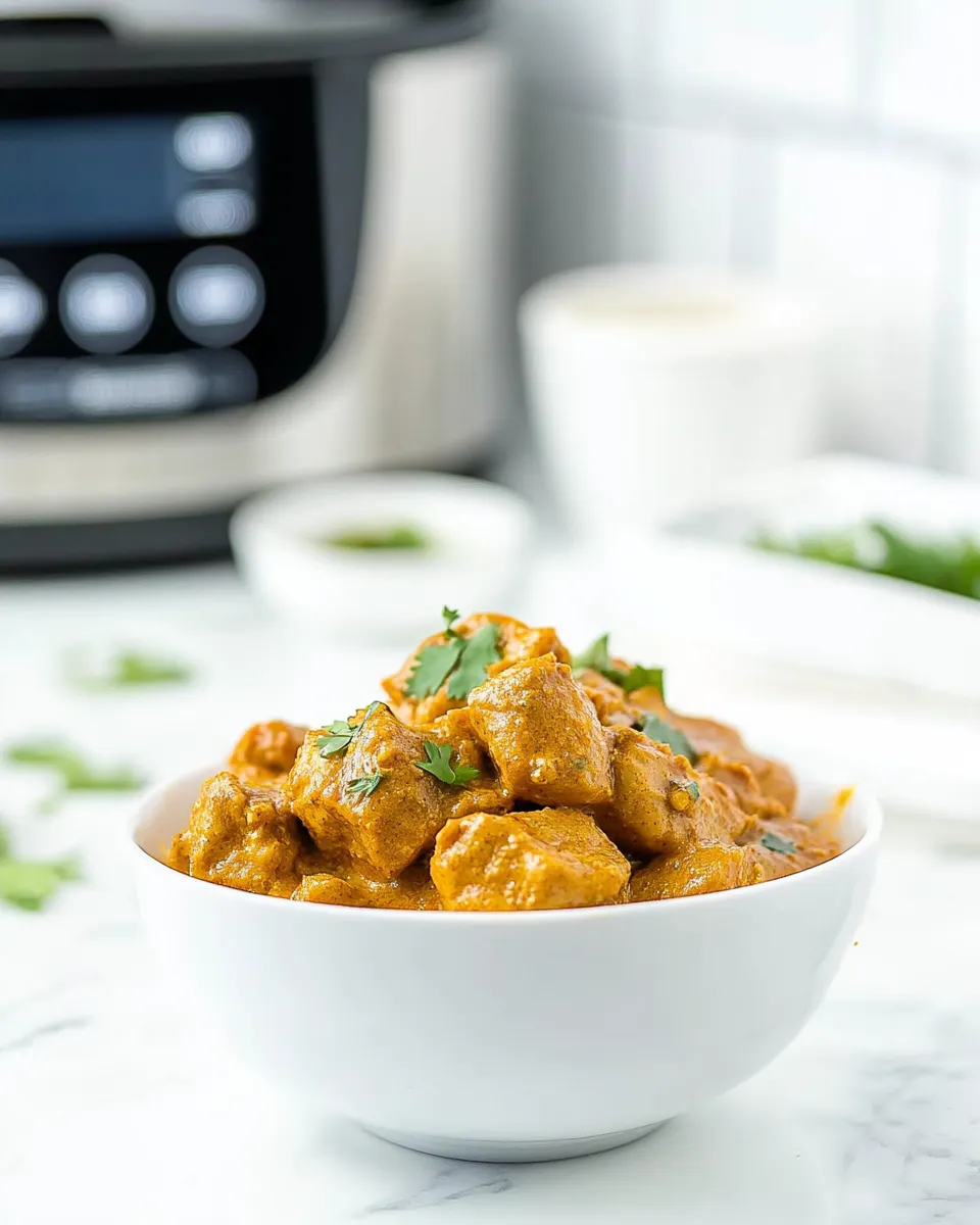 Delicious Keto Butter Chicken In An Instant Pot image
